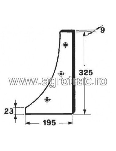 Cutit piston 700290 pentru Sgorbati