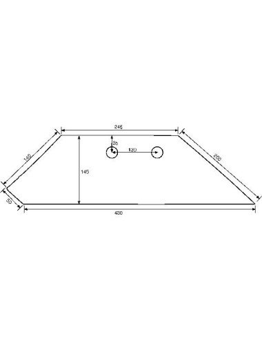 Cutit plug 94600, dreapta, 16" pentru Overum