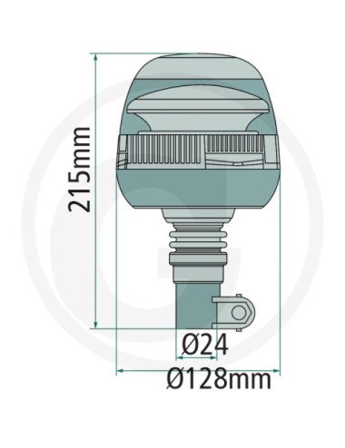 Girofar LED 12/24V