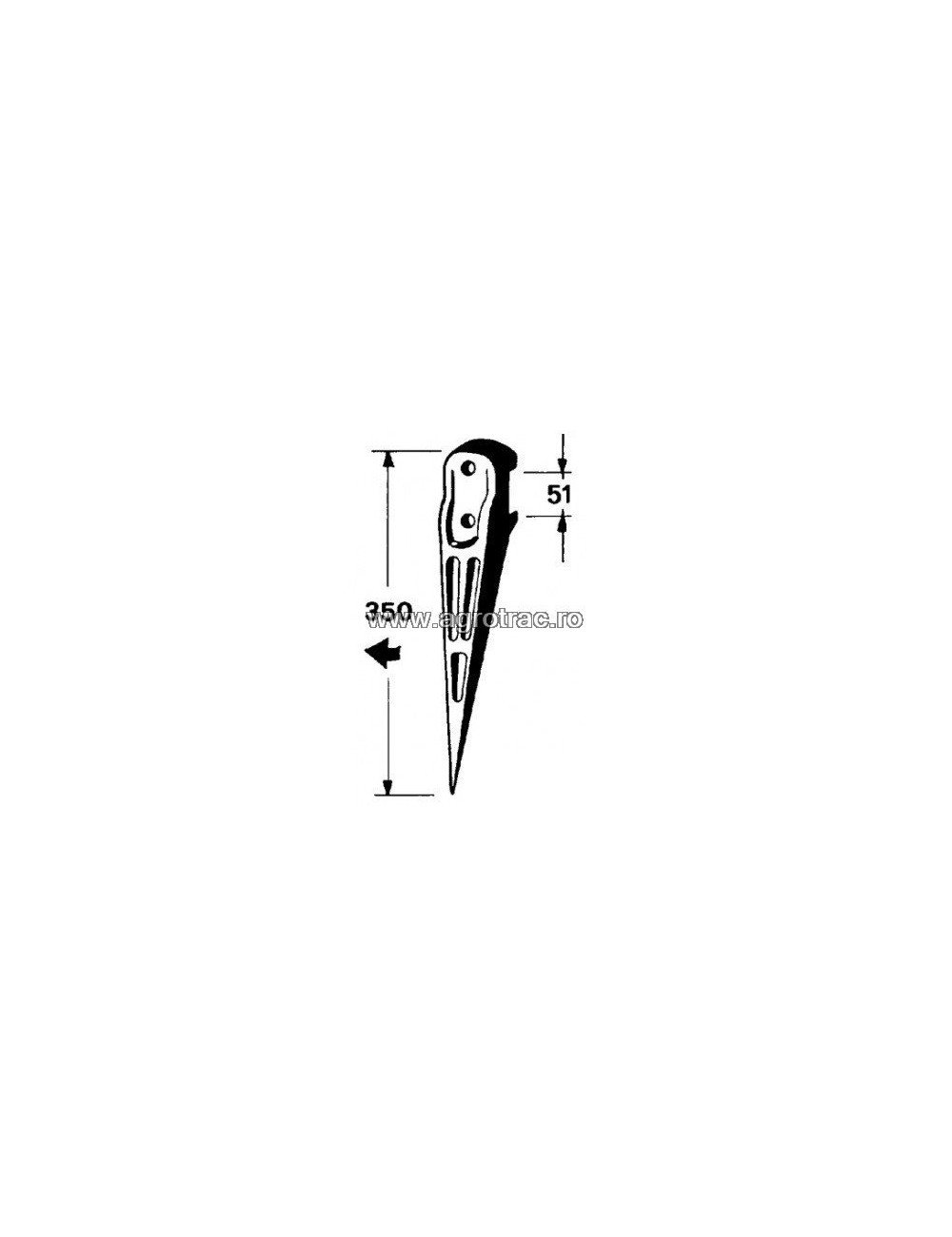Furca / dinte alimentare stanga 46517 pentru New Holland