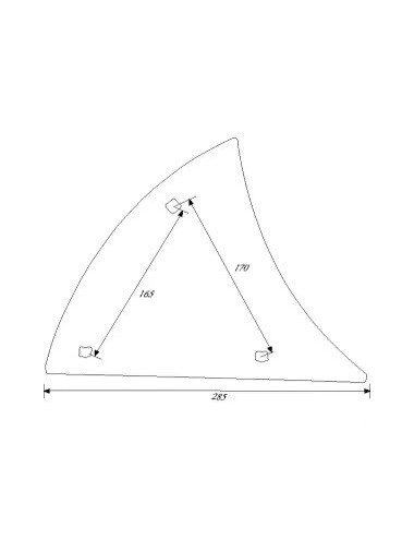 Piept cormana Frank B2KL 3451001, stanga, pentru Lemken