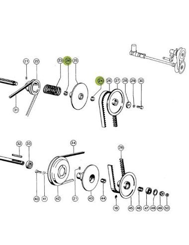 Bucsa teflon 670279.0 pentru Claas