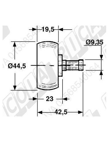 Rola alimentare 44280 pentru New Holland, Sgorbati