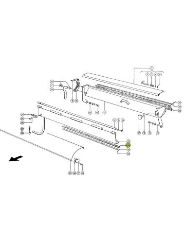 Banda cauciuc 735464.0 pentru Claas