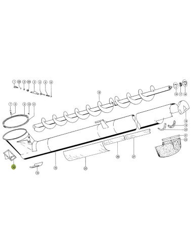 Aparatoare snec descarcare 604981.4 pentru Claas