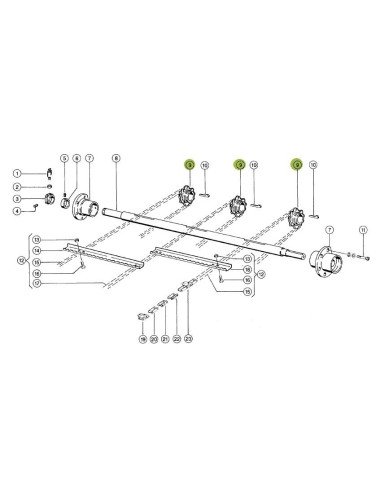 Pinion 650869.0 pentru Claas