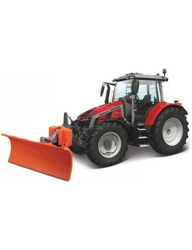 Jucarie Tractor Massey Ferguson 5SD.145 cu plug de zapada, cu telecoma