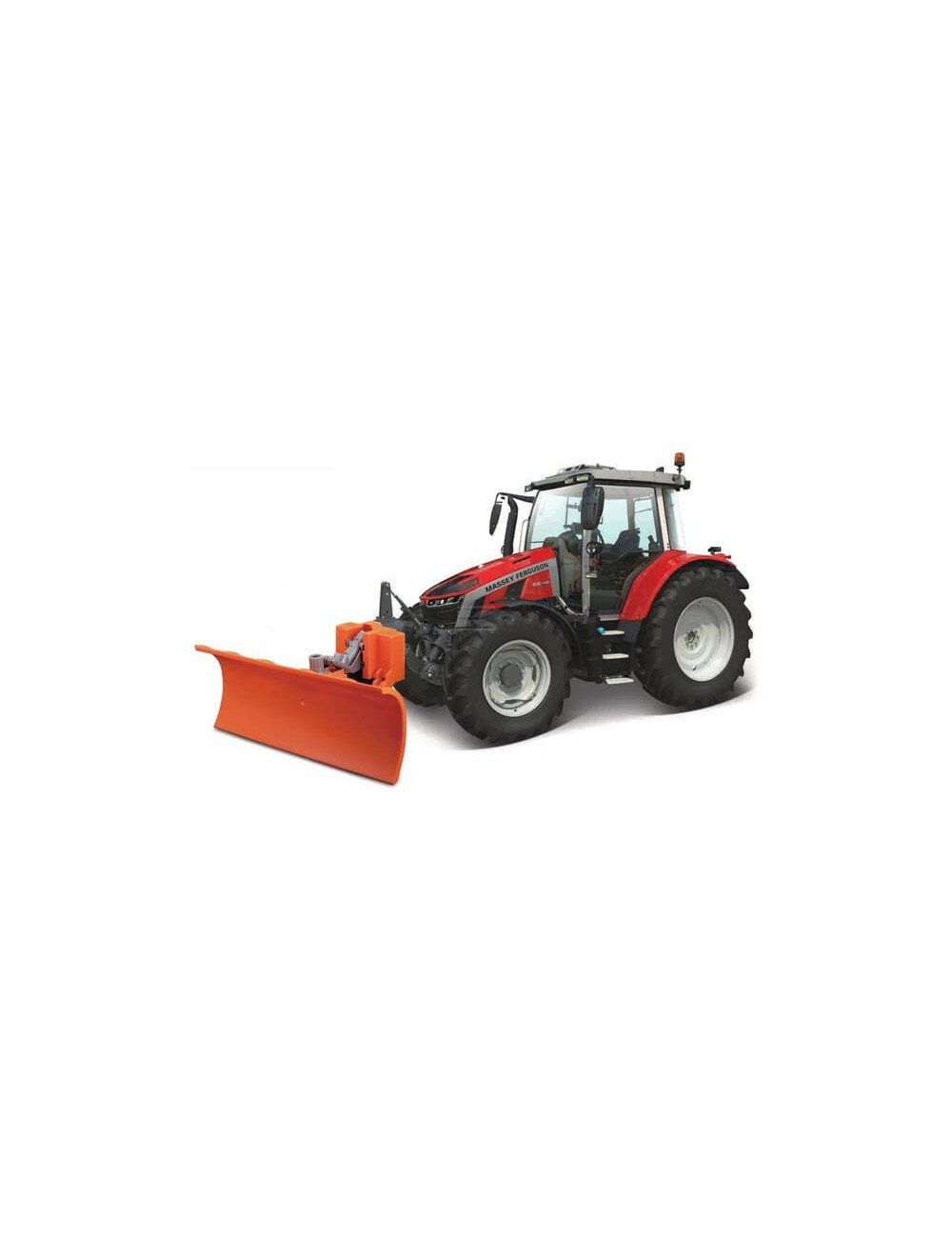 Jucarie Tractor Massey Ferguson 5SD.145 cu plug de zapada, cu telecoma