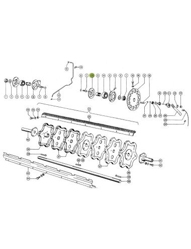 Flansa rulment 673685.0 pentru combina Claas