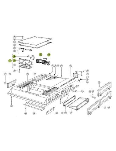 Ventilator cabina 622763.1 pentru Claas