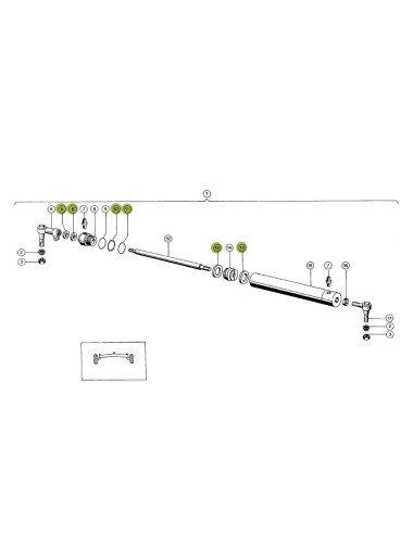 Set etansare cilindru directie 09-0025 pentru Claas