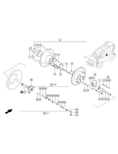 Garnitura 239404.0 pentru Claas