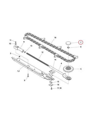 Capac plastic 80mm pentru pinioanele Geringhoff