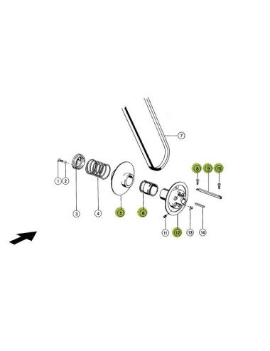 Variator vant 603406.0+603408.0 pentru combina Claas