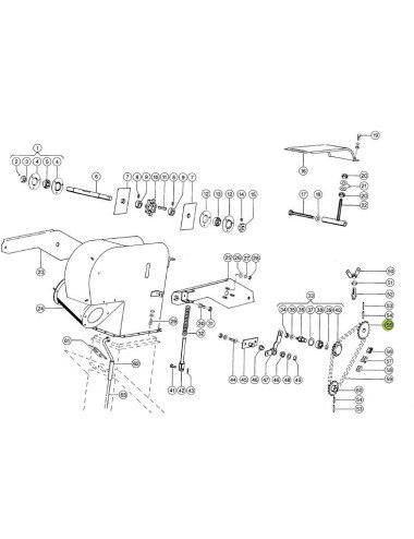 Pinion 605421.0 pentru combina Claas Agrotrac – piese și accesorii agricole