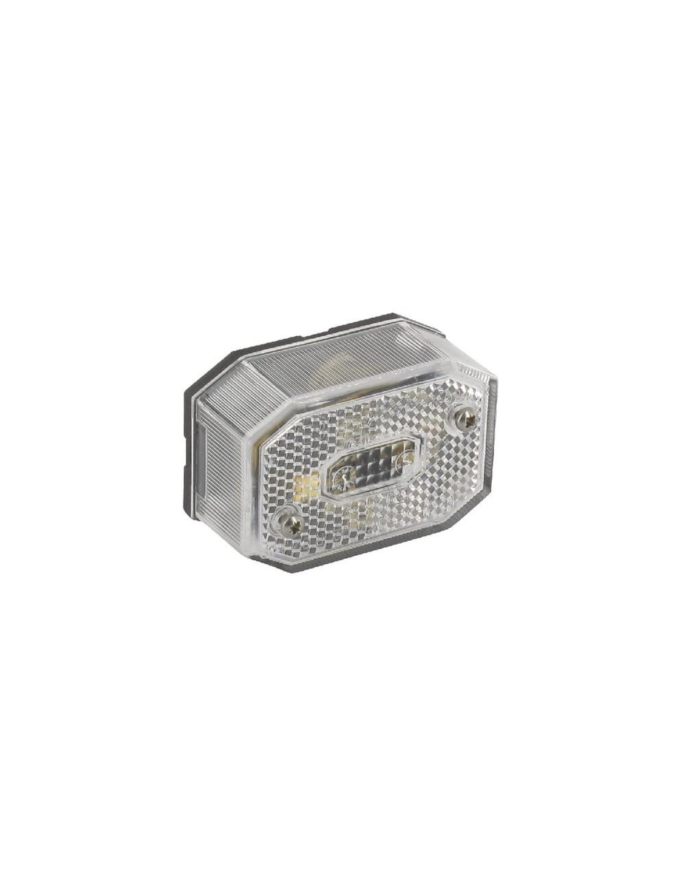 Lampă gabarit Aspock 12V dreptunghiulară, albă pentru remorcă Lampă gabarit Aspock 12V dreptunghiulară, albă pentru remorcă