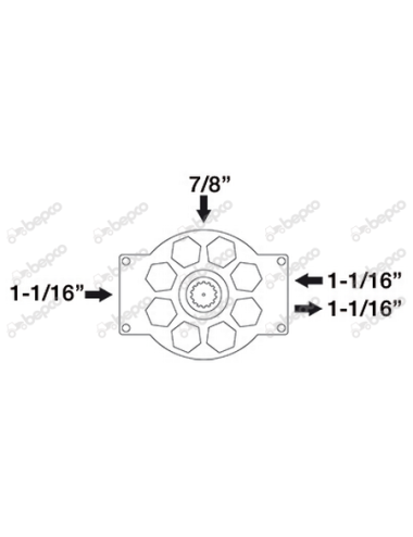 Pompă hidraulică AR94661 pentru John Deere, tip PC1296