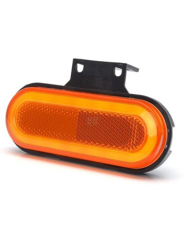 Lampă gabarit LED portocalie dreapta sau stânga LA30154 pentru remorcă