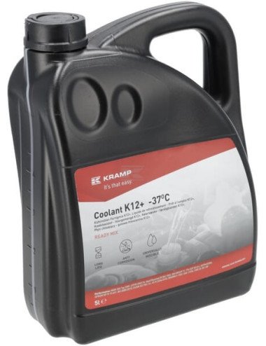 Antigel Roz/Roșu Kramp K12+ ready-mix -37° 5L