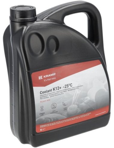 Antigel Roz/Roșu Kramp K12+ ready-mix -25° 5L