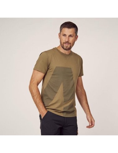 Tricou Kramp Active măsliniu cu mâneci scurte - M