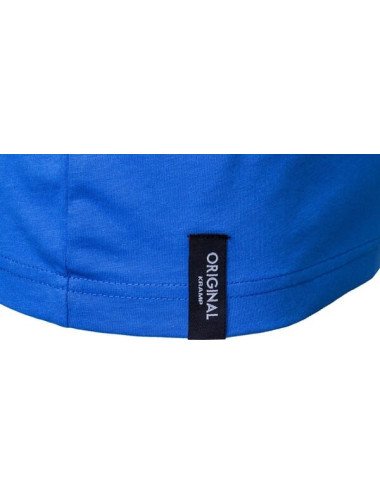Tricou Kramp albastru azur din bumbac 100% - M