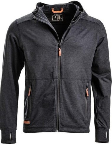 Bluză polar Kramp Active cu glugă antracit – S