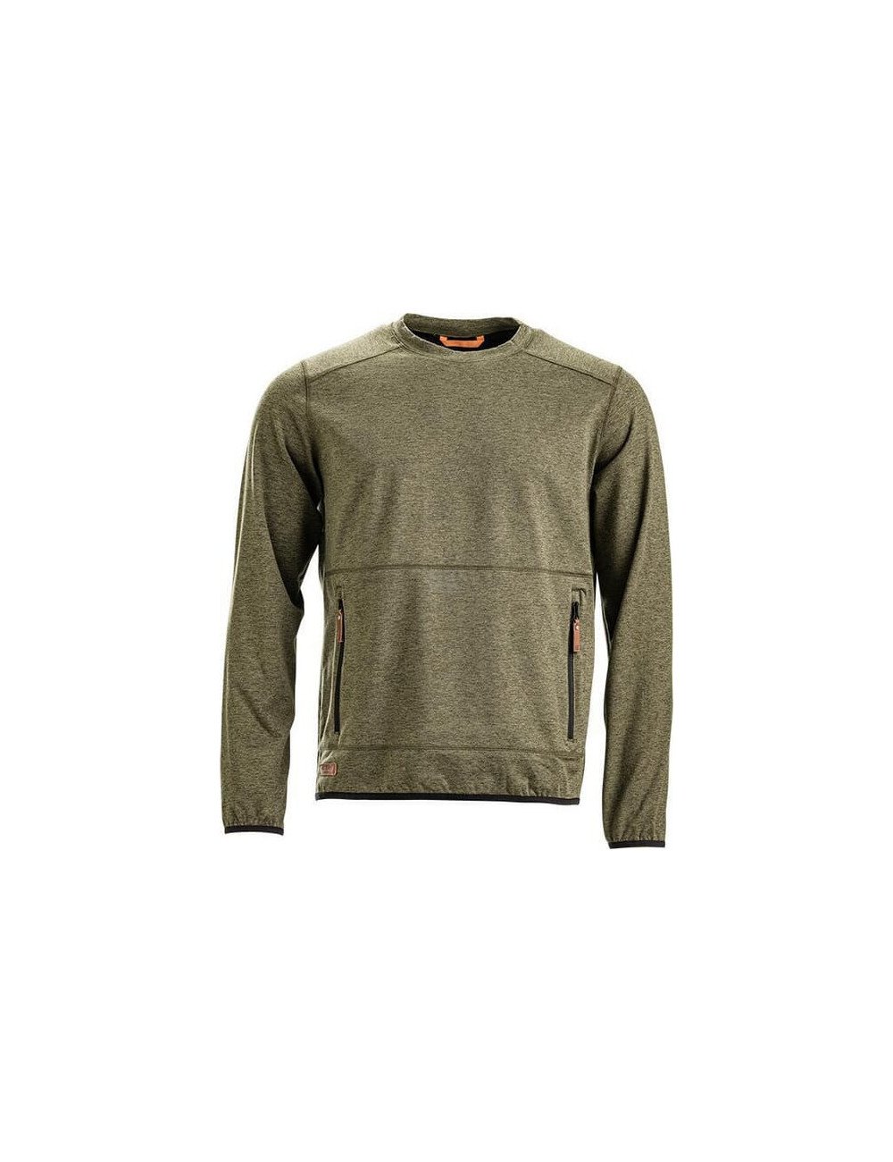 Bluză polar Kramp Active măslinie cu guler rotund – XL