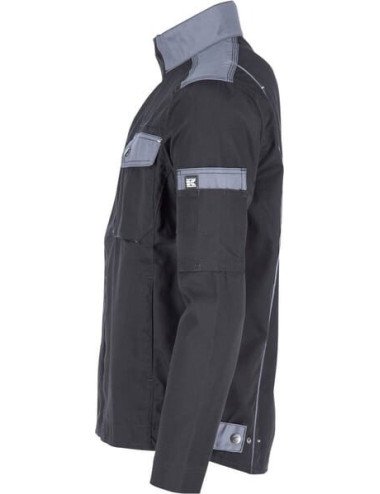 Jachetă de lucru Kramp unisex neagră/gri - XL