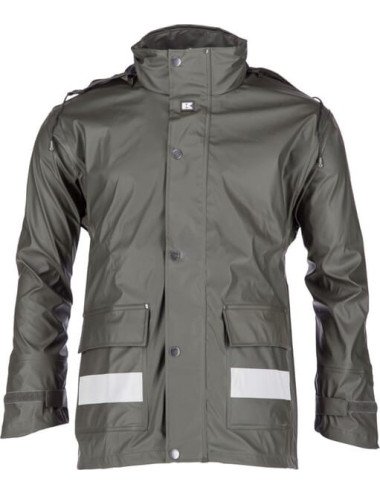 Jachetă ploaie Kramp Protect verde – XL