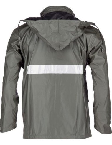 Jachetă ploaie Kramp Protect verde – 3XL