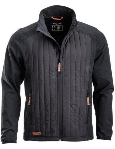 Geacă polar/hibrid Kramp Active cărbune - XL