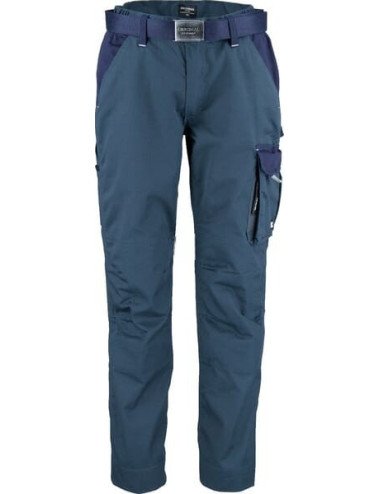 Pantaloni de lucru unisex Kramp verde/albastru - 4XL