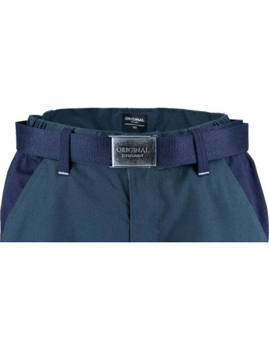 Pantaloni de lucru unisex Kramp verde/albastru - 4XL