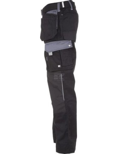 Pantaloni de lucru unisex Kramp negru/gri - L