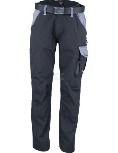 Pantaloni de lucru unisex Kramp negru/gri - XL