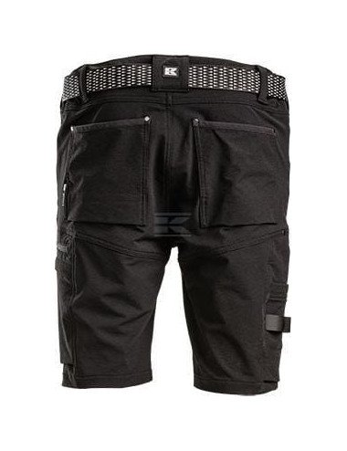 Pantaloni scurți unisex Kramp 4 Way Stretch negri - L