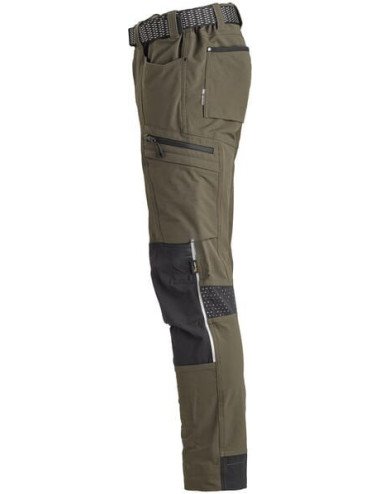 Pantaloni Kramp 4 Way Stretch măslinii – unisex, XL