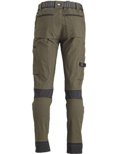 Pantaloni Kramp 4 Way Stretch măslinii – unisex, XL