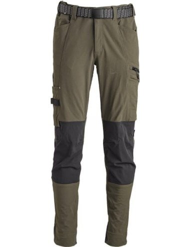 Pantaloni Kramp 4 Way Stretch măslinii – unisex, XL