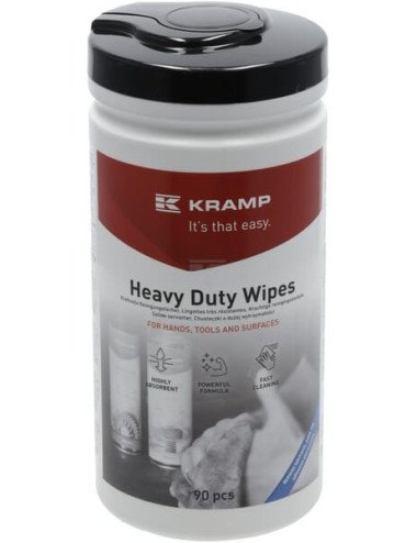 Șervețele umede de curățare rezistente Kramp, 90 bucăți