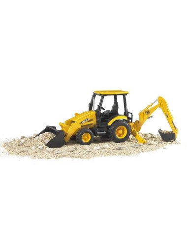 Buldoexcavator Bruder JCB Midi CX 1:16 – jucărie realistă pentru copii