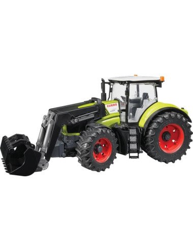 Tractor Claas Axion 950 cu încărcător frontal Bruder 1:16 din metal și plastic