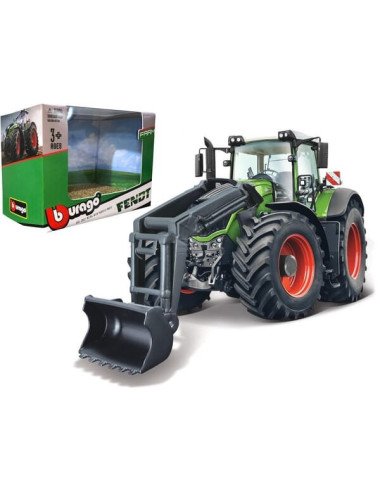Tractor Fendt 1000 Vario cu încărcător frontal Bburago 1:43