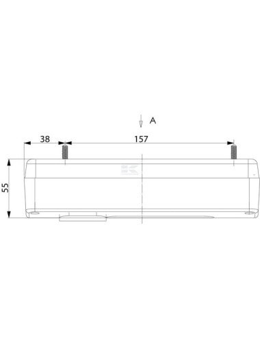 Lampă spate GoPart, dreapta, pentru remorcă