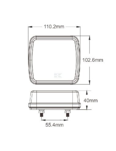 Lampă spate LED LA40080R dreapta