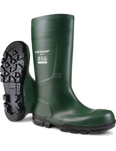 Cizme de protecție verzi Dunlop Work-IT S5 mărimea 42