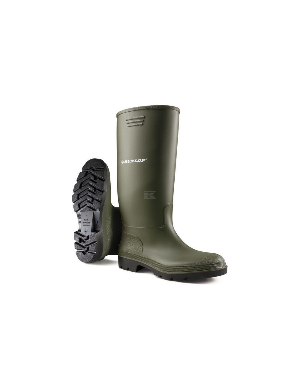 Cizme de cauciuc verzi Dunlop Pricemastor mărimea 44