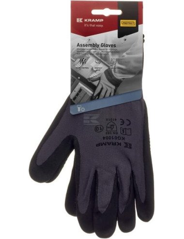 Mănuși de lucru Kramp Protect 1.004 10/XL gri