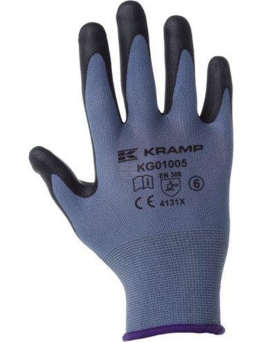 Mănuși de lucru Kramp Protect 1.005 10/XL albastru